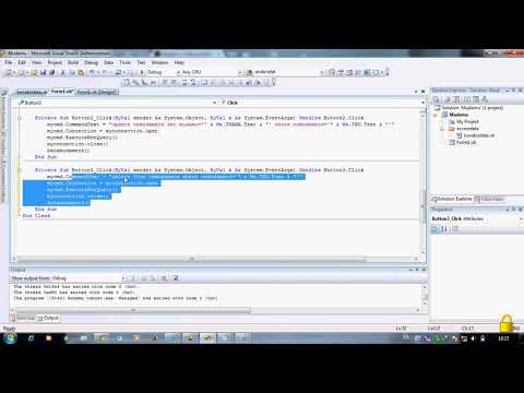 Cara menghapus data di database menggunakan visualbasic vb net