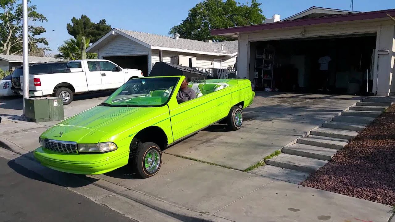 Adictive Car Club president of Las Vegas chapter chop top chevy caprice low...