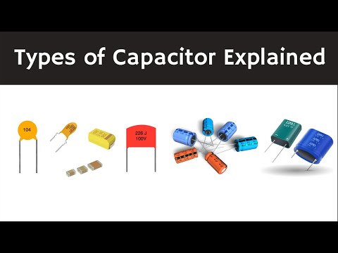 Types of Capacitor and their applications Explained