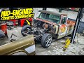 Hiding a MID-ENGINED CORVETTE Under Our Old Rare Pickup Truck Body (Budget SUPERCAR!)