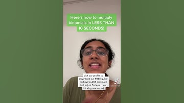 multiplying binomials in less than 10 seconds