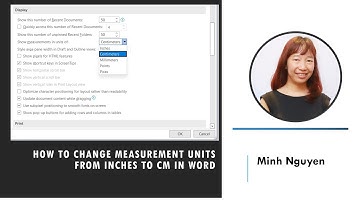 How to convert from inches to cm in Word (2 methods)