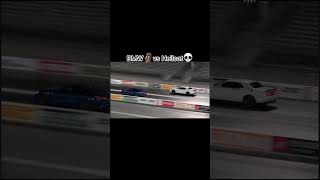 BMW🗿 vs Dodge hellcat💀#trending#viralvideo#song#caredit