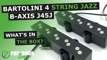 Bartolini b-axis J45J L/S 5 String Jazz Bass® Pickup Set: What’s In The Box (A Close-Up Look)