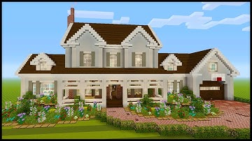 Minecraft: How to Build a Suburban House | PART 4 (Interior 1/4)