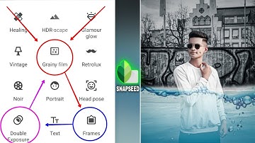 Snapseed- Under Water photo editing 🔥/ Snapseed new tricks - Niraj Editz