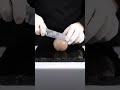 Cutting a sandstone apple with satisfying precision #ai #asmr