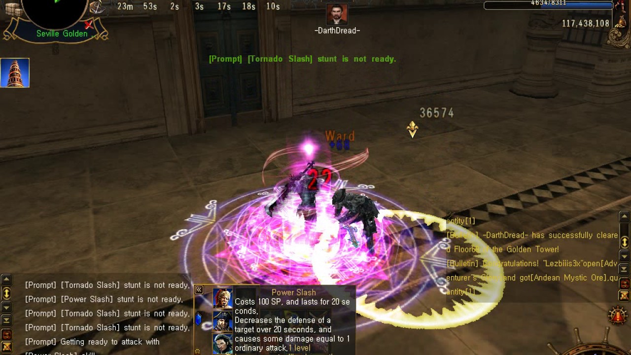 Voyage Century Online ( GT tower lvl 70 with davis full set ) YouTube