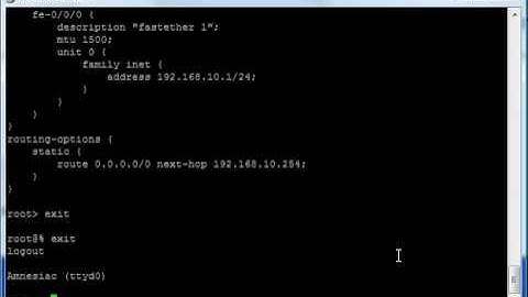 Introduction to Junos Part 6