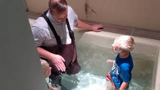Silas and Liam's baptism