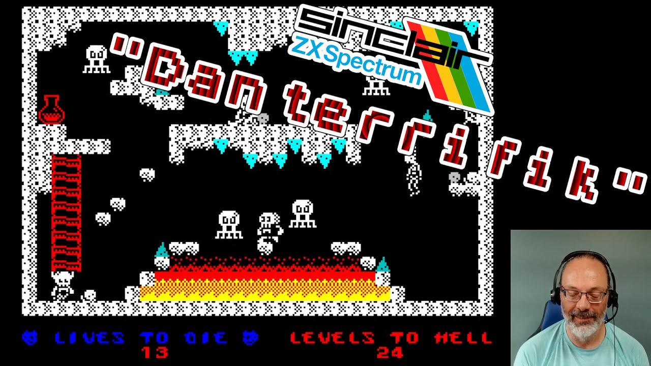 ZX Spectrum Game Play, Danteriffik - YouTube