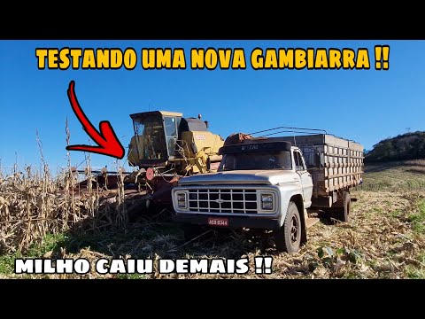 TESTANDO UM MOLINETE NA PLATAFORMA DE MILHO !!