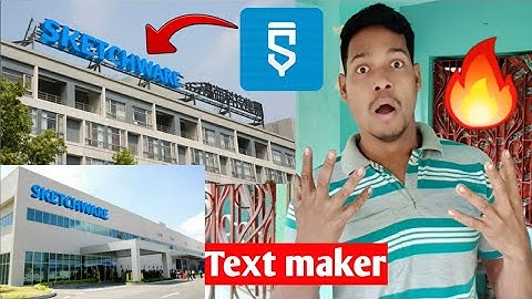 Text maker Project in sketchware #AndroidAppdeveloper #sketchware #Aauraparti