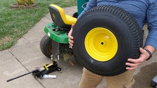 Changing Tires on a Lawn Tractor