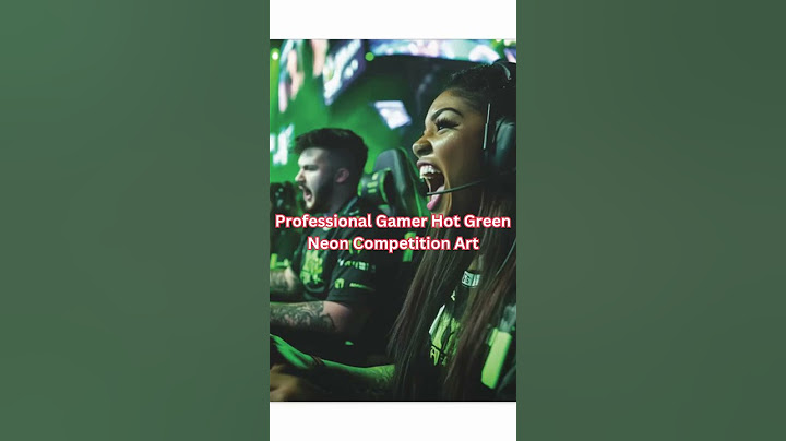 Professional Gamer Hot Green Neon Competition Art #esports #esportslife #gamer #gaming #decor #art
