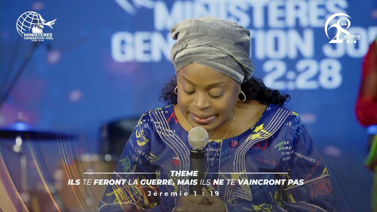 Deuxième intervention du pasteur #Deborah #Banza à la 28ème Grande Convention internationale  2023