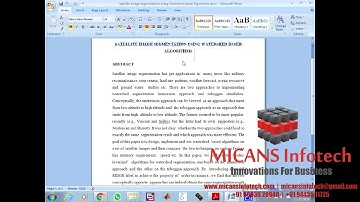 Satellite Image Segmentation using Watershed based Algorithm