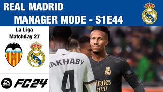 EA FC 24 - Manager Mode - Real Madrid - S1E44