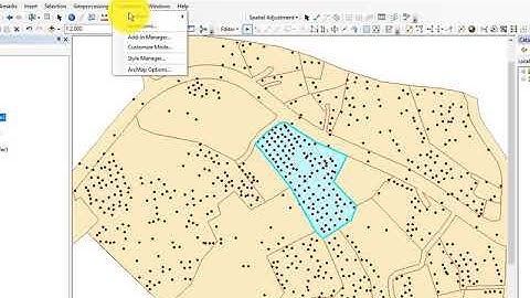 1-14تعرف على قائمة Geoprocessing و Customize و Map Package | تعلم نظم المعلومات الجغرافية GIS