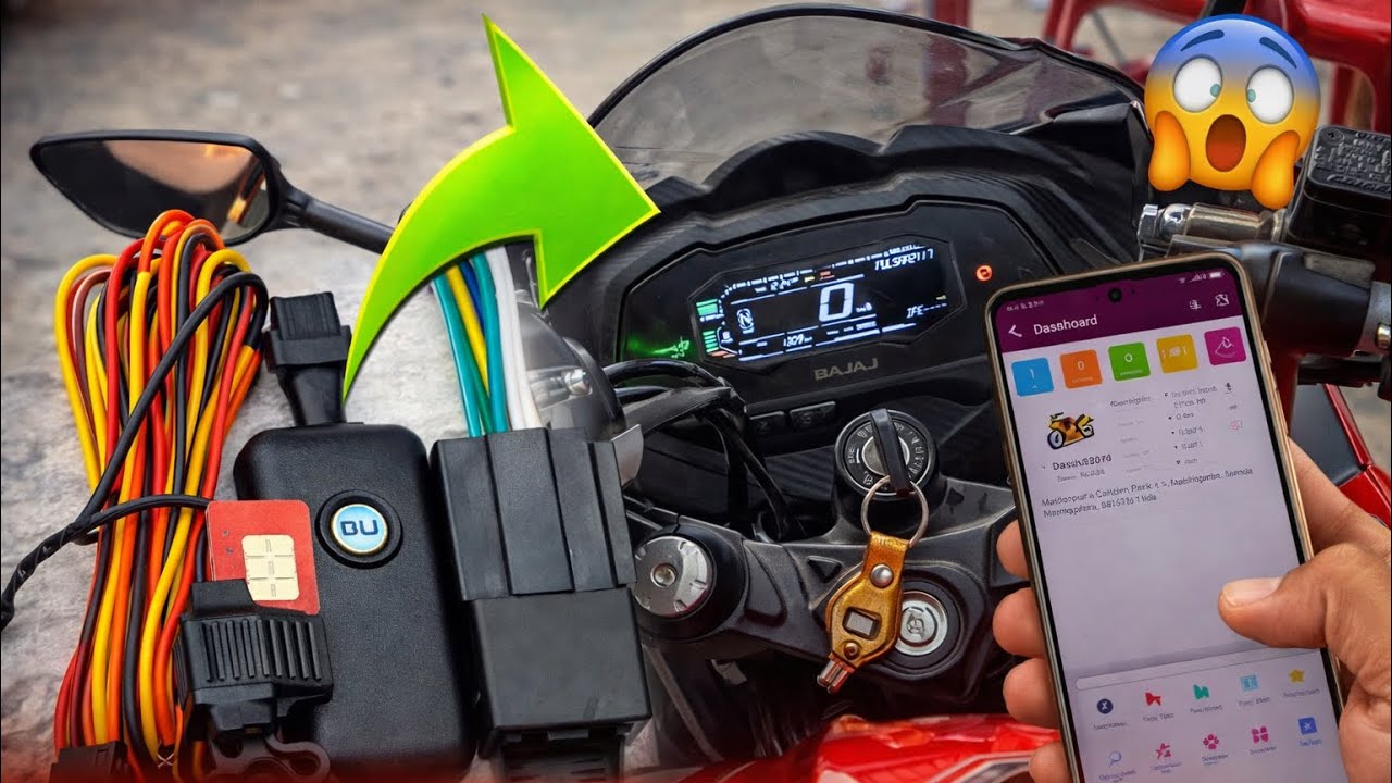 Bajaj pulsar Rs200 || Ns400|| N160 ||अब चोरी नामुमकिन! GPS Tracker से 1 सेकंड में लोकेशन|| 