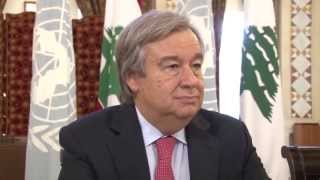 Syria Crisis: Lebanon - Guterres urges refugee support