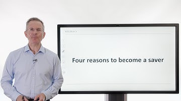 Killik Explains: Four reasons to become a saver