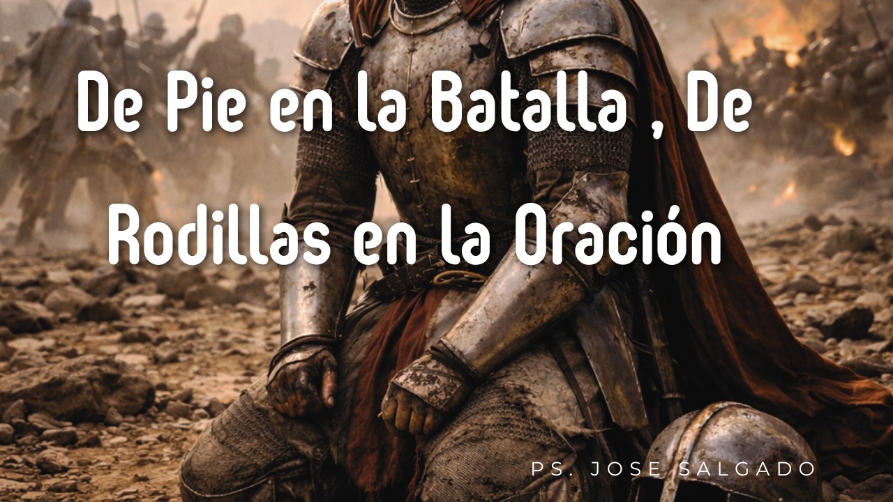 De pie en la batalla, de rodillas en la oración.  Efesios 6:18-20