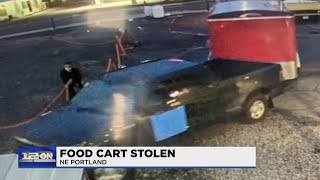 Local Business Owner Asks For Publics Help Finding Stolen Food Cart