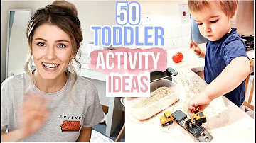 50 TODDLER ACTIVITY IDEAS FOR RAINY DAYS | At Home Activities for Kids | How to Entertain a Toddler
