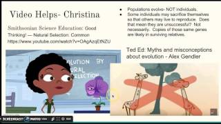 Clearing up misconceptions and engaging learners in evolution