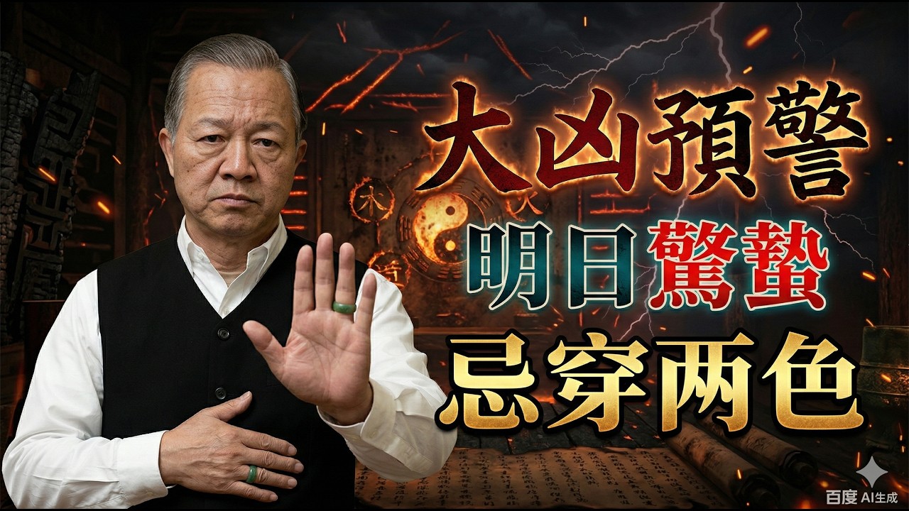 驚蟄大凶日！3月5日出門必看，曾仕强：這兩種催命色一旦上身，神仙也難救你的財運！#曾仕强 #易经智慧 #風水禁忌 #五行生剋 #財庫 #2026運勢