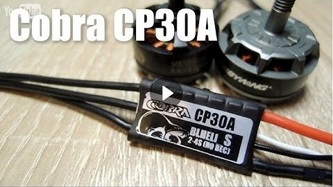 Test Cobra CP30A ESC