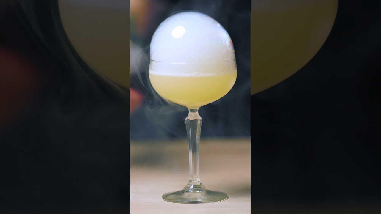 How to make perfect smoke bubble cocktails 🍸 
