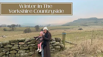 BEAUTIFUL WINTER SCENERY IN THE YORKSHIRE MOORS - Winter Life In The English Countryside