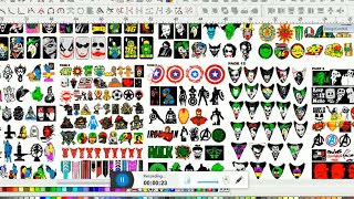 all unlimited redium stickers design flexi and corel draw computer kida screenshot 5