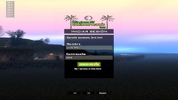Iniciar sesión Sistema - TextDraw  (Log In System  - TextDraw )