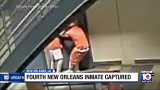 4th inmate captured after 10 inmates escape from New Orleans prison