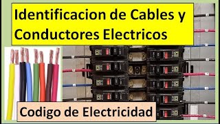 Identificacion de Cables y Conductores Electricos