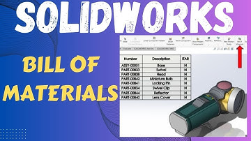 How to Add a Bill of Materials (BOM) to Assembly Drawings in SolidWorks