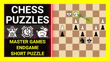 Chess Puzzles to Practice. Themes: Master games, Endgame, Short puzzle. Learn Chess