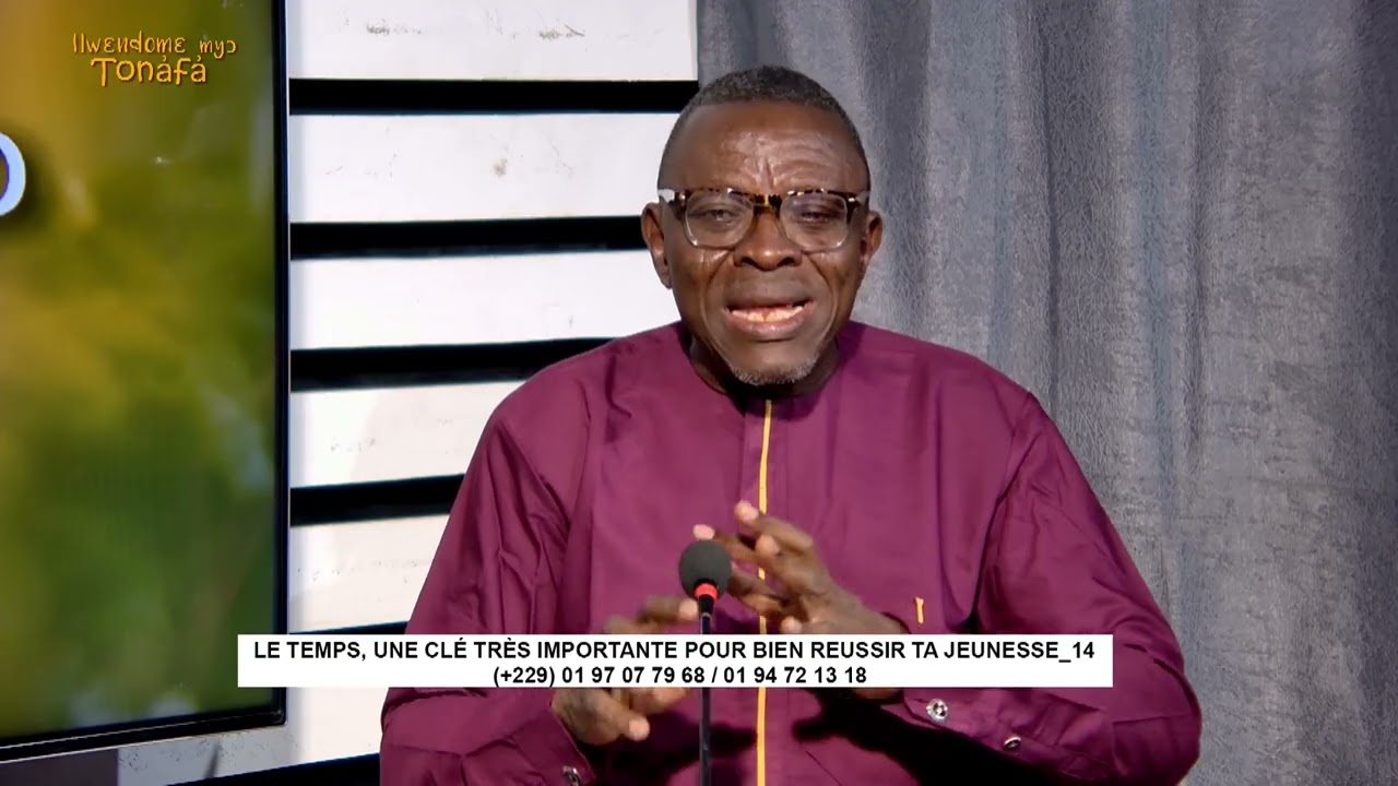 LE TEMPS, UNE CLÉ TRÈS IMPORTANTE POUR BIEN RÉUSSIR TA JEUNESSE_14 / PAST PIERRE HOUSSOU