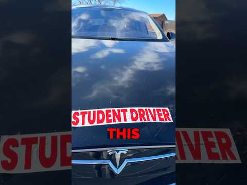 DRIVER'S ED TESLA!