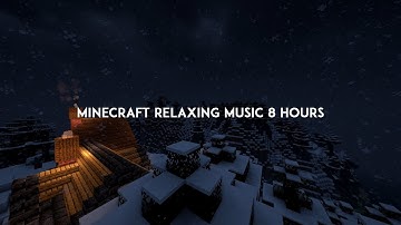 ❄️ Minecraft Winter Cabin [relax and sleep]  w/C418 | 8 Hours