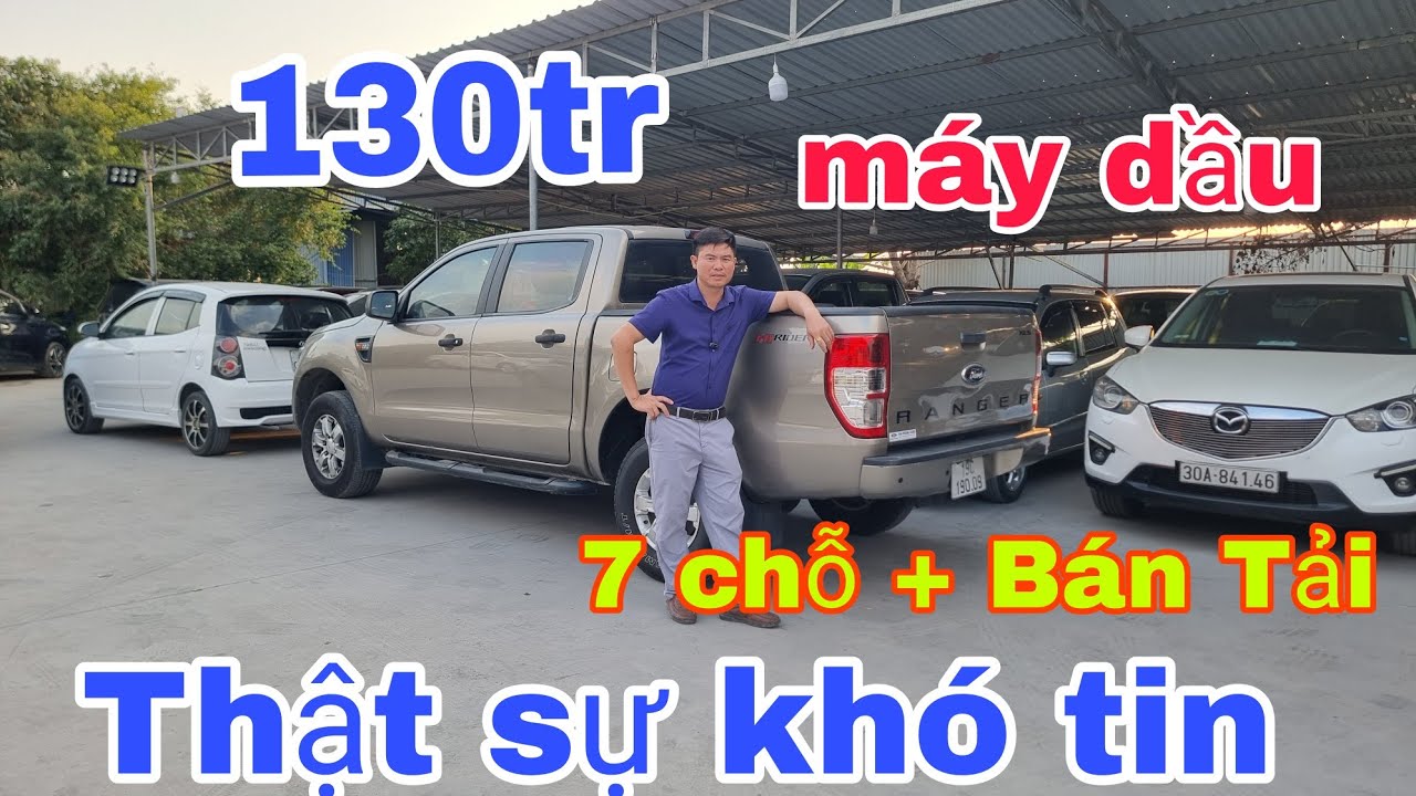 Đại  Hạ Giá _ 130tr Bán tải máy dầu _ 7 chỗ AT-MT  _ Bán rẻ  thu vốn _  lh:0965892335