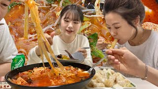 가족과 마라탕 그리고 크림새우 먹방