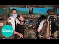 Alison & Dermot Ride In Cockpit With Aeroplane Captain | This Morning