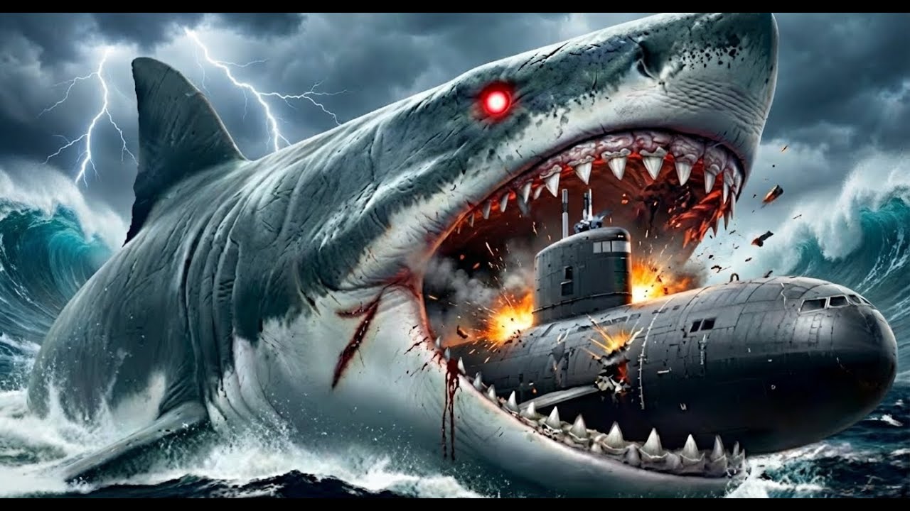 Gaint MEGALODON vs. Nuclear Submarine | Deep Sea Kaiju Battle! - YouTube