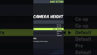 Best Camera Settings in FIFA 22 #fifa22 #shorts