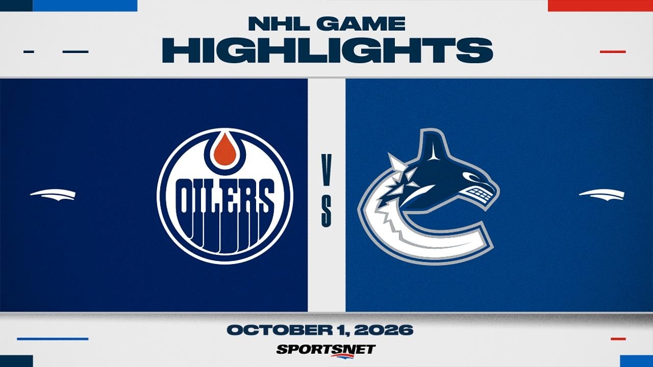 NHL Highlights | Oilers vs. Canucks - October 1, 2026