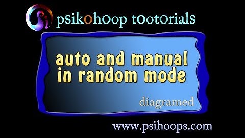 Psikohoop short tutorial 91 random mode – auto and manual diagramed